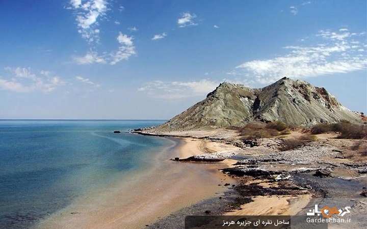 ساحل نقره ای جزیره هرمز؛ جاذبه شگفت انگیز خلیج فارس+عکس
