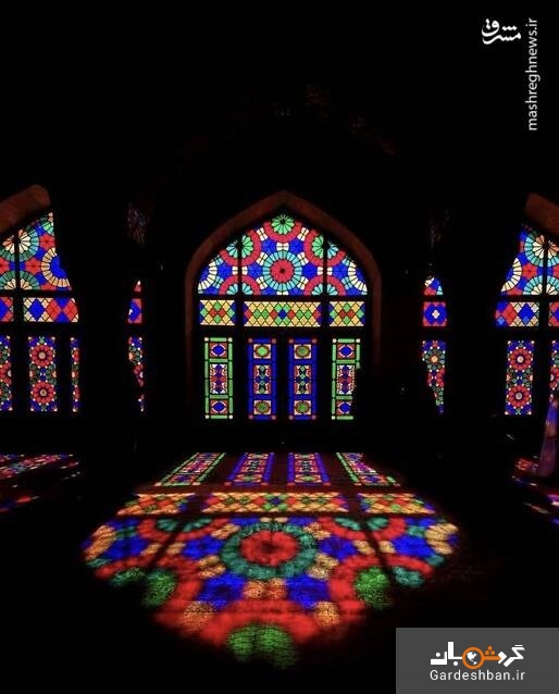 عکس/ مسجدی از جنس رنگین‌کمان