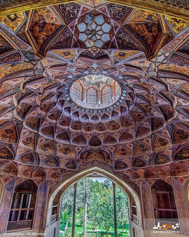عکس/ کاخ زیبای هشت بهشت در اصفهان