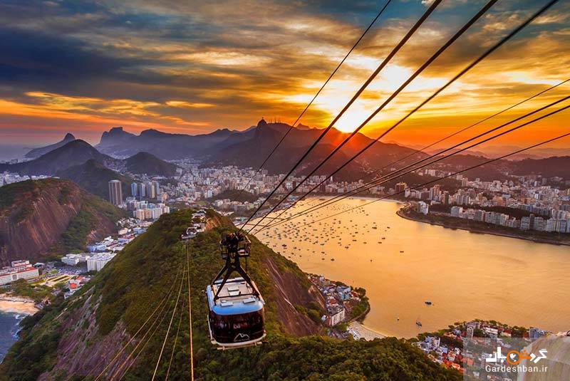 کوه شوگرلوف و مناظری شگفت انگیز از ریو + عکس