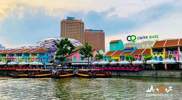 اسکله کلارک؛بهترین مکان برای تفریحات شبانه در سنگاپور+ عکس