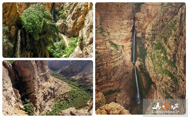 پیران ؛ آبشار سه طبقه و کم نظیر کرمانشاه + عکس