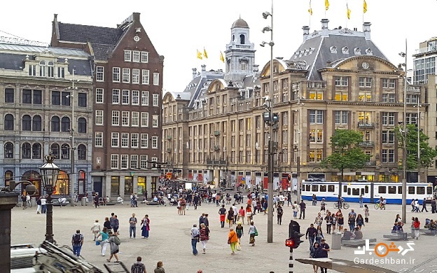 میدان دام ؛از مهم‌ترین و جذاب‌ترین مکان های دیدنی آمستردام/عکس