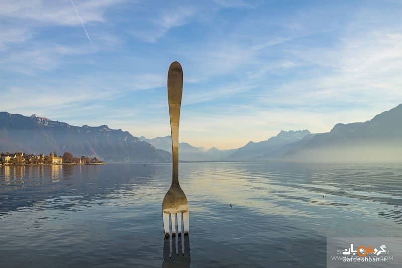 منظره رویایی سواحل دریاچه ژنو سوئیس + عکس