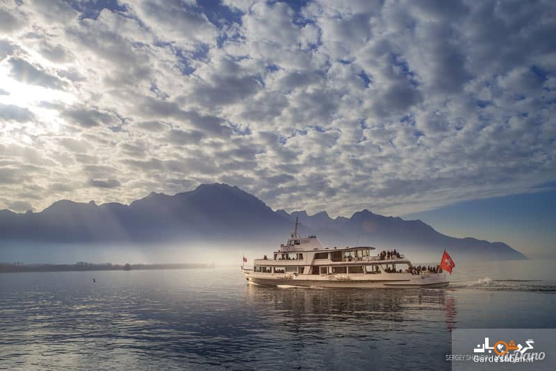 منظره رویایی سواحل دریاچه ژنو سوئیس + عکس