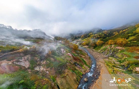 دره‌ی فواره‌ها؛ جاذبه‌ بکر و دیدنی سرزمین آتش‌فشانی کامچاتکا+عکس
