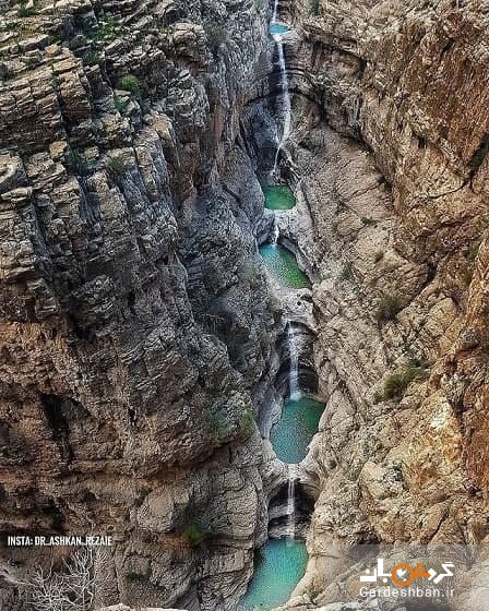 عکس/ نمایی زیبا از هفت حوض در استان فارس