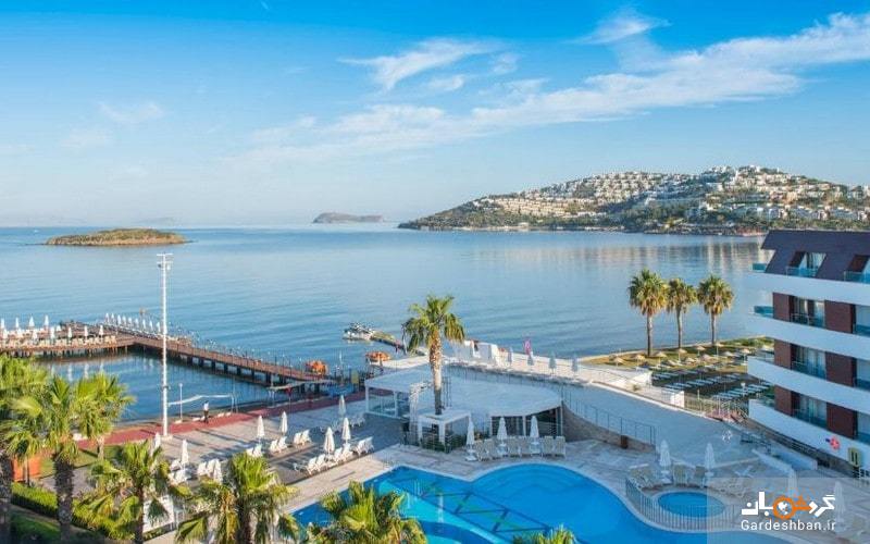 آزور بای یلکن؛ هتلی لوکس و پنج ستاره در شهر بدورم ترکیه/ اقامت در ساحل اختصاصی دریای اژه+عکس