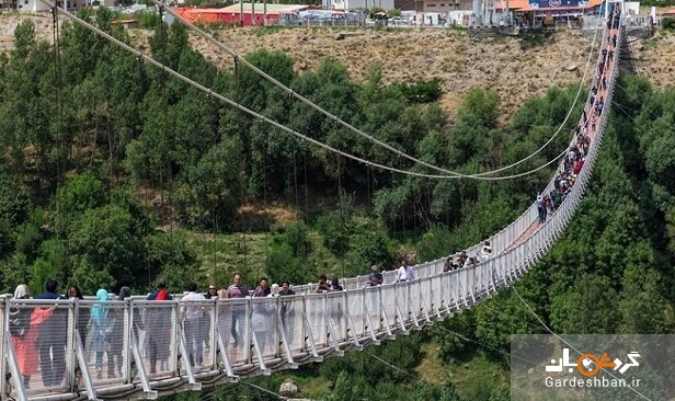 معروف‌ترین پل‌های معلق ایران با مناظری بی‌نظیر +عکس