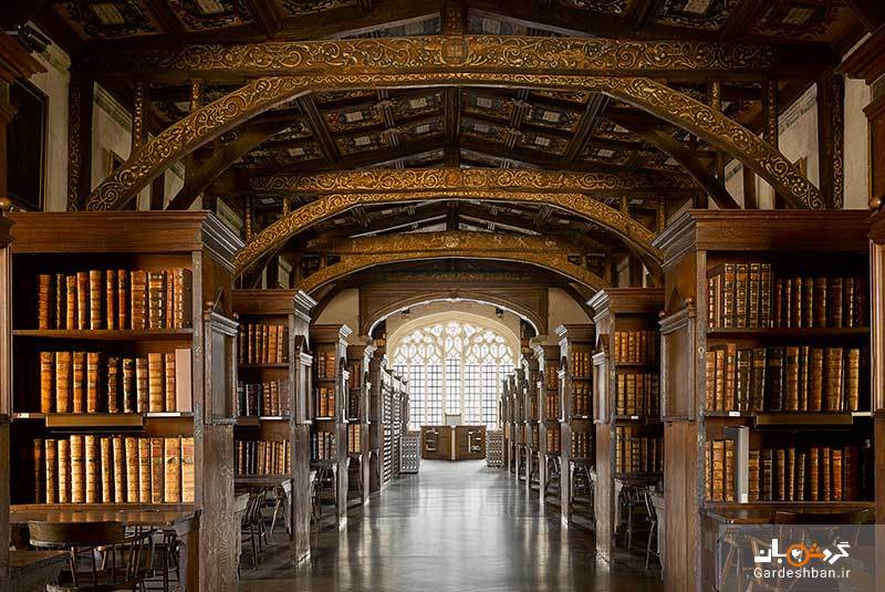 کتابخانه بادلین آکسفورد؛ از قدیمی ترین کتابخانه های اروپا/عکس