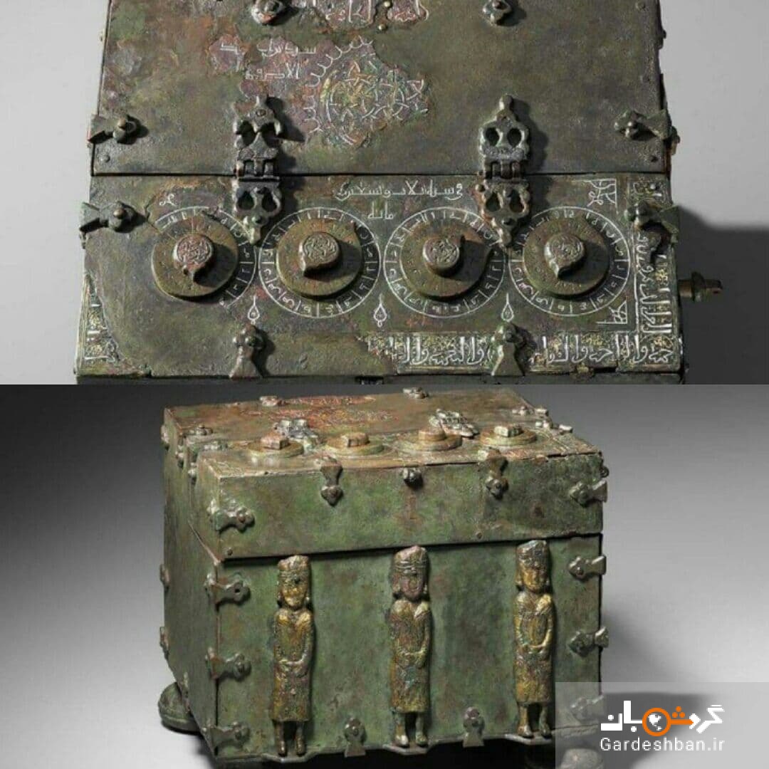 صندوقی قدیمی با قفلی پیشرفته در ایران باستان/عکس