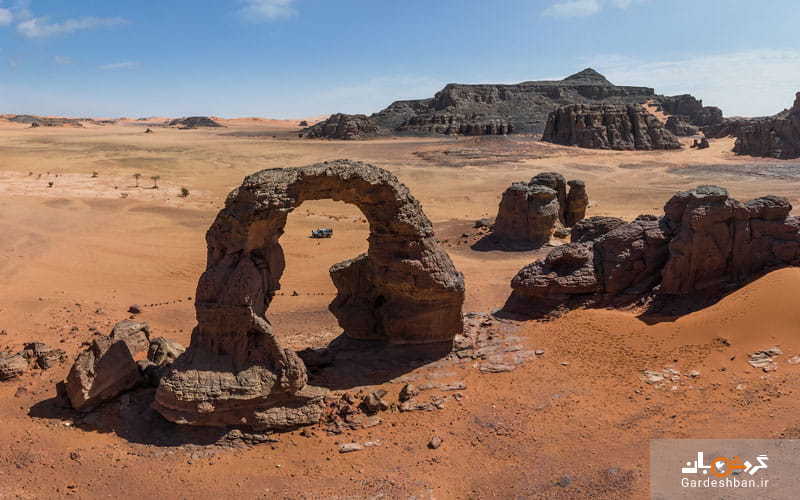 منطقه شگفت انگیز صحرای بزرگ آفریقا در الجزایر +تصاویر