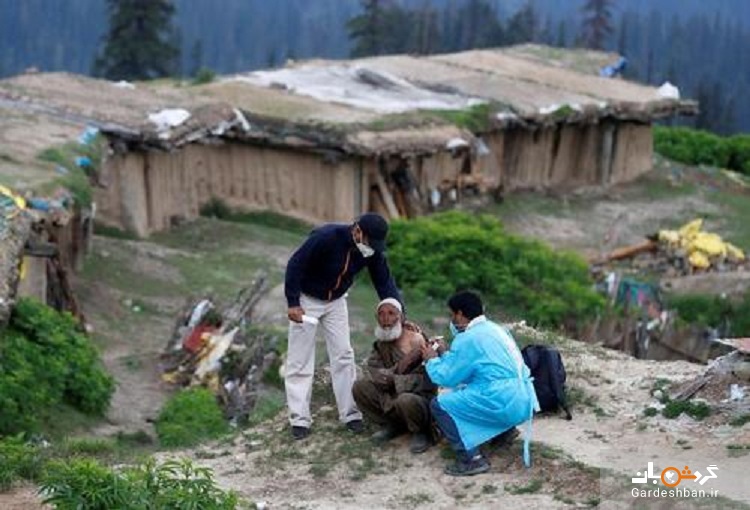 عکس/ واکسیناسیون یک چوپان در منطقه کشمیر