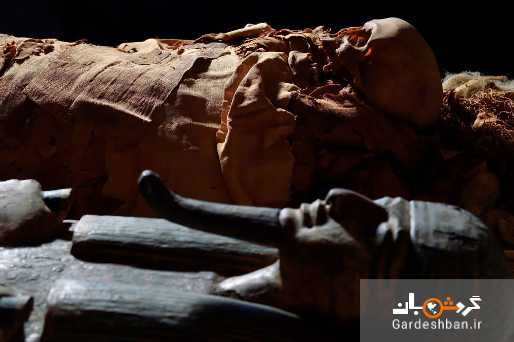 باز کردن صورت مومیایی مصری در ایتالیا+عکس