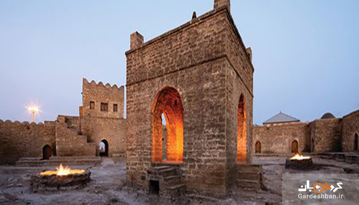 آتشگاه باکو آذربایجان ؛ جاذبه تاریخی و زیبای شهر/عکس