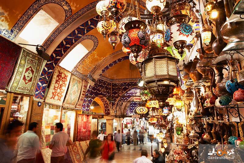 بازار بزرگ استانبول، قدیمی‌ترین بازار سرپوشیده جهان/عکس