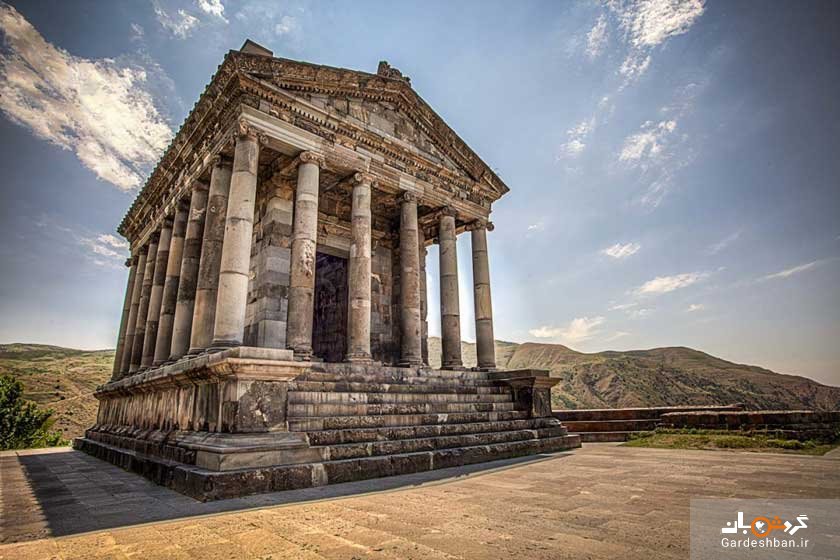 معبد گارنی ؛جاذبه تاریخی و باستانی ارمنستان/عکس