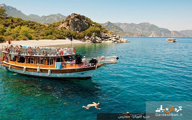 جزیره کلئوپاترا مارماریس؛ از بهترین مناطق گردشگری در ترکیه / عکس