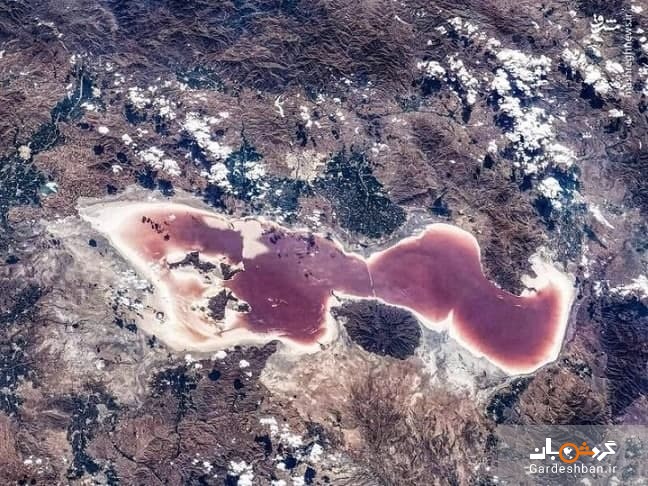 تصویر جدید ایستگاه فضایی چین از دریاچه ارومیه