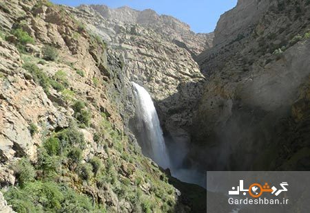 آبشار کرودی کن؛ جاذبه زیبا و شگفت انگیز چهارمحال و بختیاری/عکس