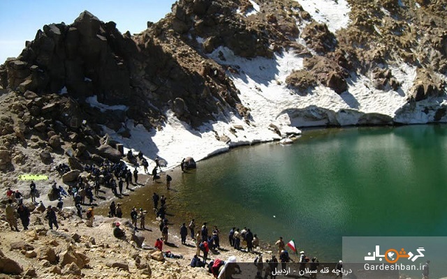 دریاچه قله سبلان اردبیل؛ جاذبه ای شگفت انگیز برای طبیعت دوستان+عکس
