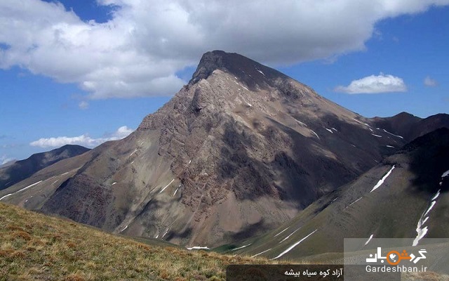 آزاد کوه سیاه بیشه؛از مرتفع‌ترین و جذاب ترین قله‌ها برای گردشگران+عکس