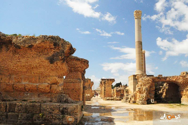 شهر باستانی کارتاژ و جاذبه های دیدنی آن در تونس+تصاویر