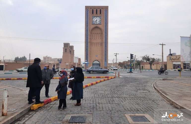 میدان ساعت یزد؛ اولین ساعت شهری جهان+تصاویر