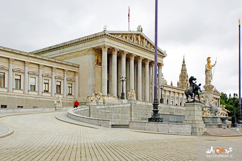 ساختمان پارلمان وین، معماری یونانی در دل اتریش+عکس