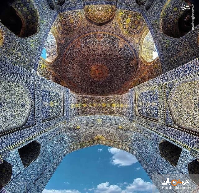عکس/ شاهکار معماری ایرانی از زاویه متفاوت