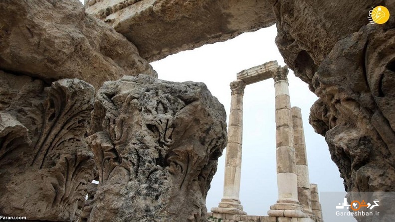 معبد تاریخی هرکول در اردن +تصاویر