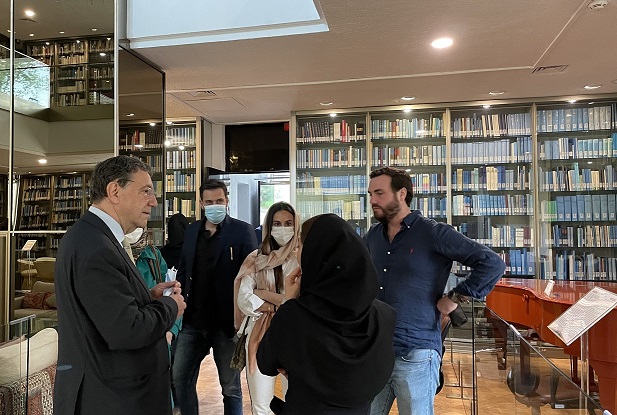 بازدید سفیر اسپانیا در ایران از مجموعه فرهنگی‌تاریخی نیاوران