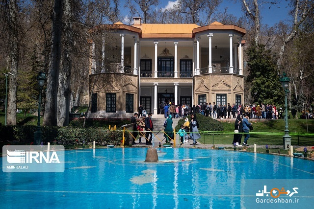 گردشگران نوروزی در کاخ موزه نیاوران +تصاویر