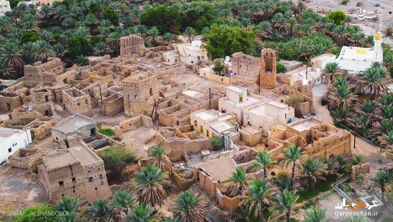 عکس/ بافت تاریخی یک شهر در عمان