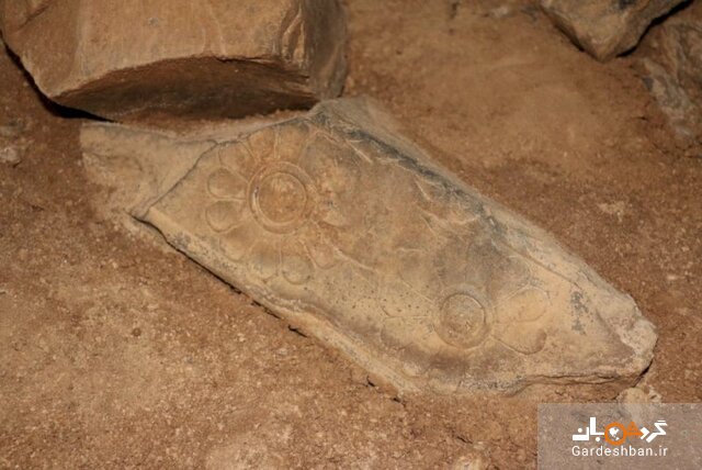 کشف صدها قطعه سنگ دارای نقش برجسته در کاخ تچر