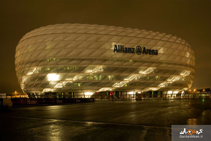 ورزشگاه آلیانتس آرنا؛ شاهکار معماری آلمانی+ عکس