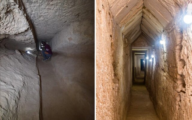 کشف تونل مخفی در معبد «ایزد زندگی پس از مرگ»