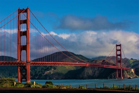 پل گلدن گیت ، شاهکاری دیدنی در سان فرانسیسکو +عکس