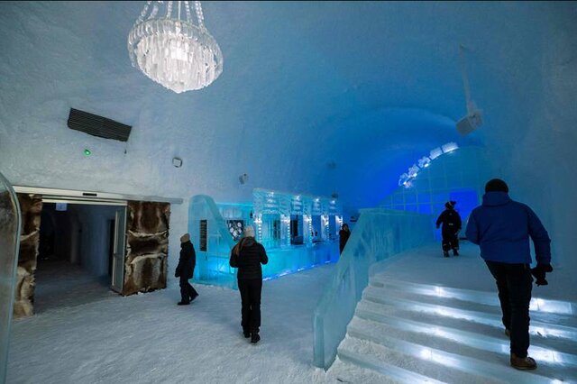 هتل یخی سوئد باز شد+ تصاویر