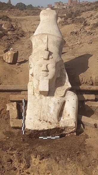 کشف مجسمه بزرگ فرعون+عکس