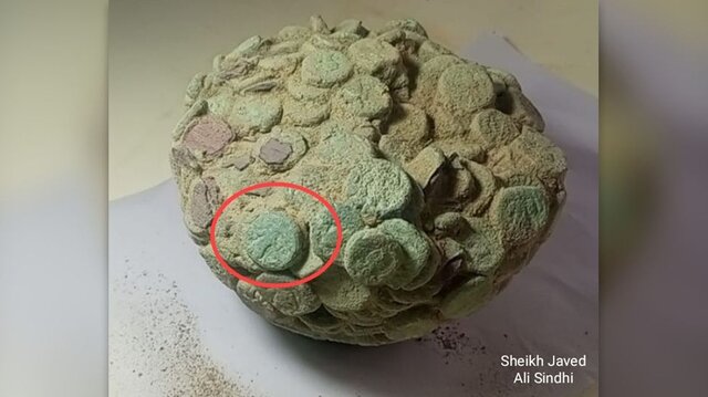 کشف سکه‌های سبزشده در «تپه مردگان»‌+ عکس