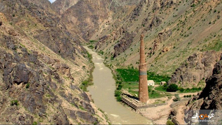 دومین اثر خشتی بزرگ جهان و بنای ۸۰۰ ساله افغانستان در خطر نابودی/ دیوار محافظ منار جام تخریب شد + تصاویر