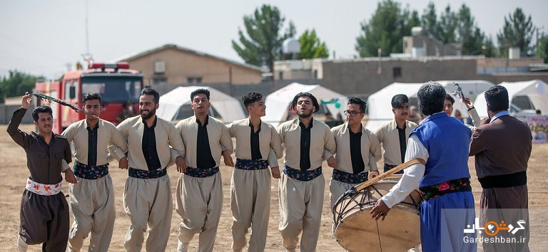 تصاویری دیدنی از جشن خرمن در استان کرمانشاه