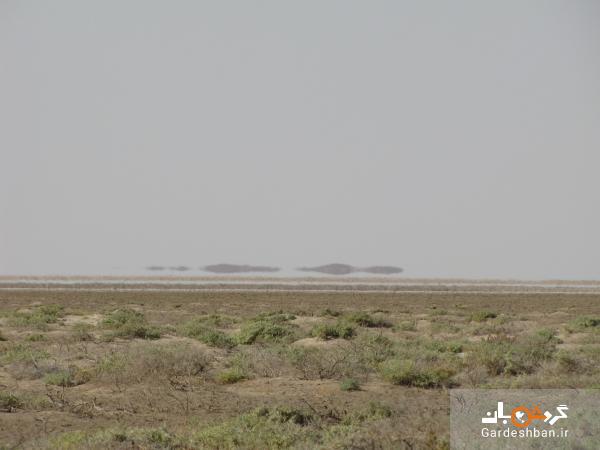 معرفی جزیره سرگردان در دریاچه نمک آران و بیدگل+تصاویر