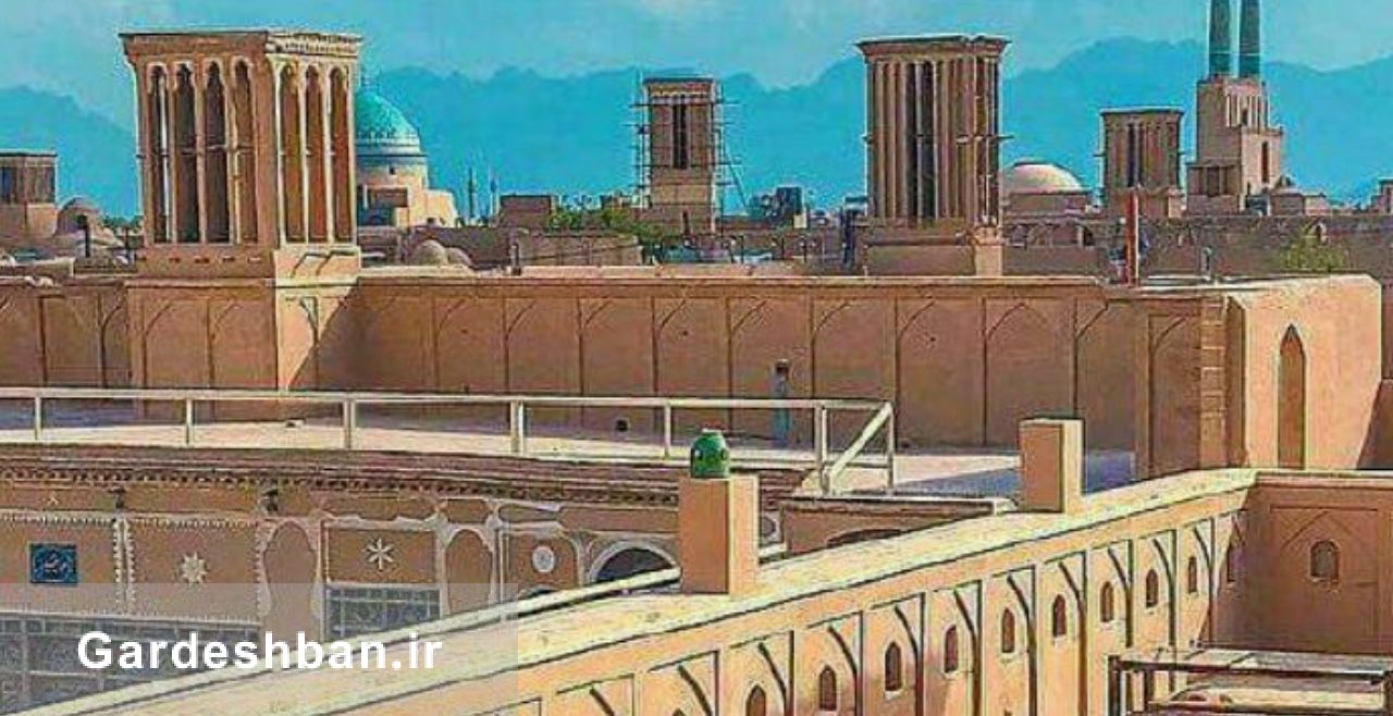 نمایی زیبا از شهر تاریخی یزد