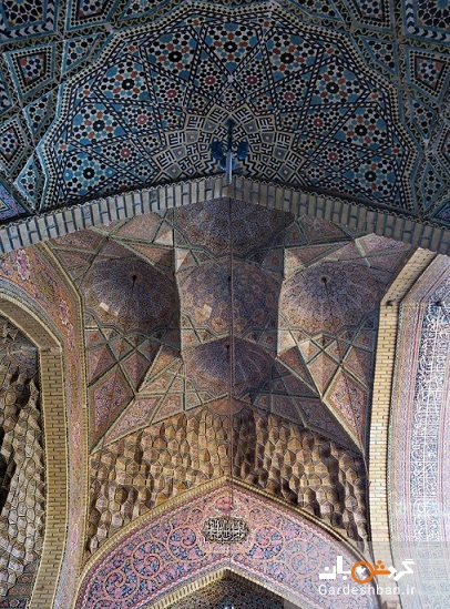 نصیرالملک؛ مسجد صورتی شیراز شاهکار معماری قاجاری + تصاویر