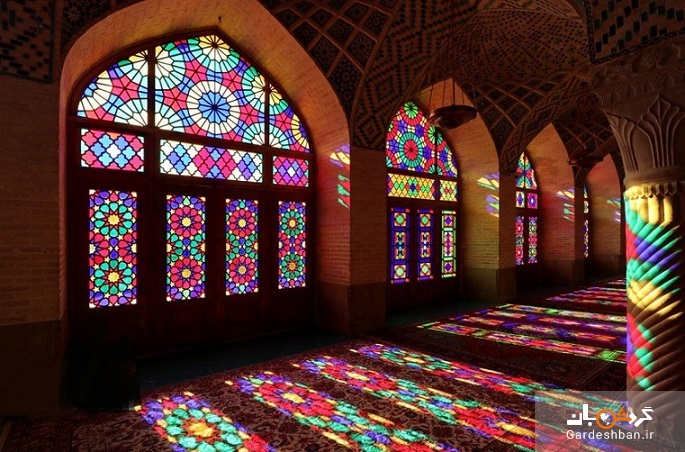 نصیرالملک؛ مسجد صورتی شیراز شاهکار معماری قاجاری + تصاویر