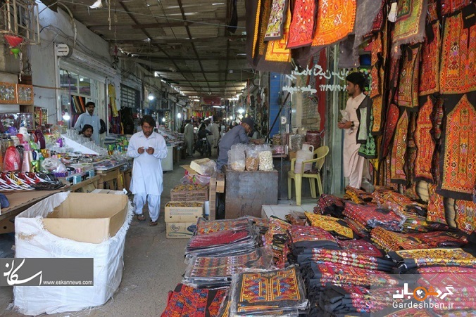 بازار سنتی چابهار از فعالیت بانوان چابهاری تا نقش حنا بر دست گردشگران + تصاویر