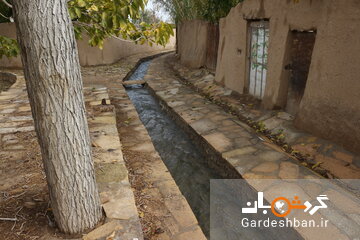 بازسازی کوچه ‌باغ تاریخی کنده درخت سمنان +تصاویر