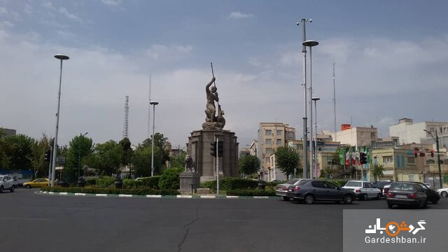 چرا شیرهای میدان حر با هم ترمیم نشدند؟/عکس